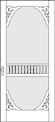 129 Sheffield Style Screen Storm Door