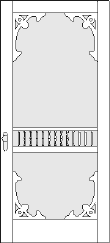 134 Andover Style Screen Storm Door