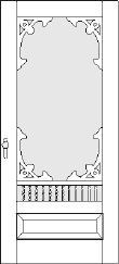 136 Bainbridge Style Screen Storm Door