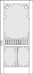 137 Walden Style Screen Storm Door