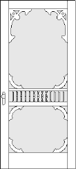 204 Chelsea Style Screen Storm Door