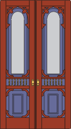 Modified Chelsea style double doors