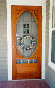 Hudson mahogany screen door style 131