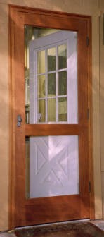 Pre-hung screen-storm door Wellington style 120